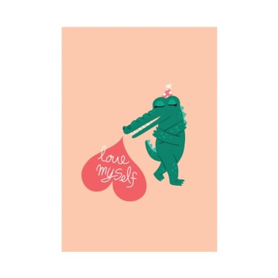 love myself/ 일러스트 액자