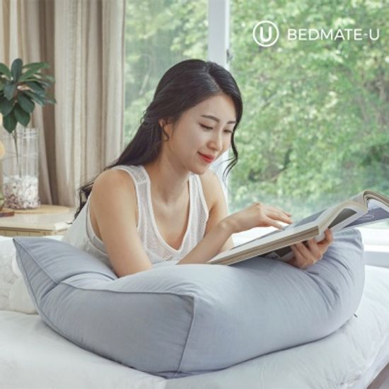 베드메이트유 피그먼트 삼각 등받이쿠션