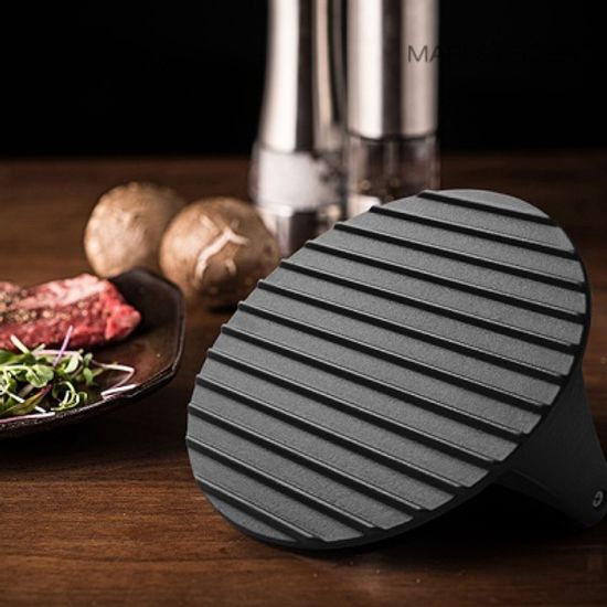 캐스트 아이언 무쇠주물 그릴 베이컨프레스 20cm