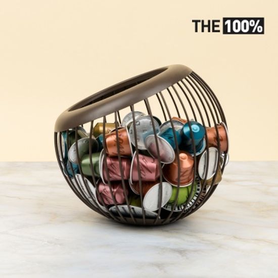 THE100% 네스프레소 호환 캡슐 커피 보관함 써클 바구니 홀더 거치대 돌체구스토 버츄오 일리