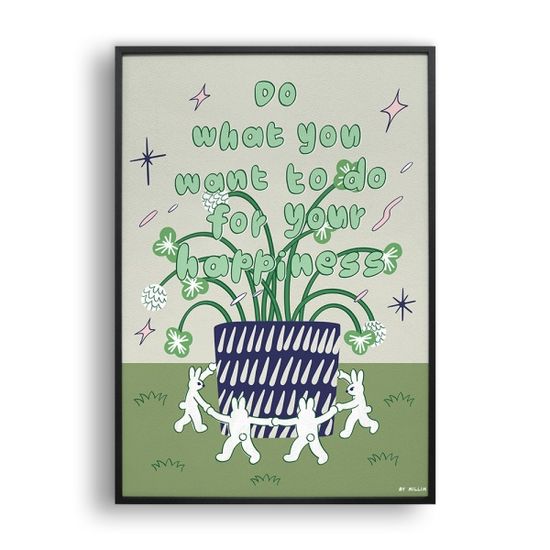 해피니스 클로버 (Art Print)/ 일러스트 액자