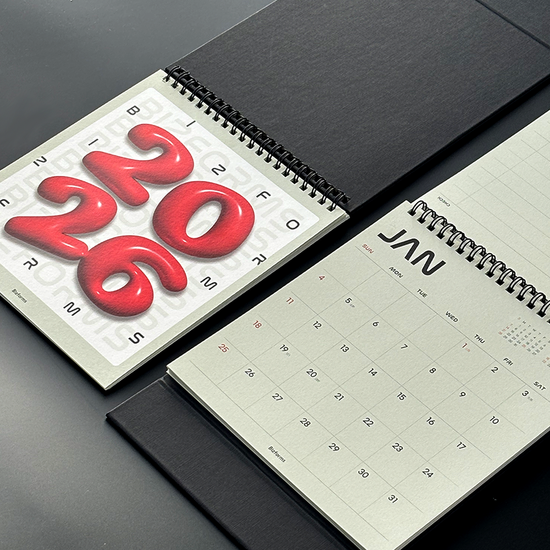 비즈폼 2026 탁상달력 직장인캘린더 데스크캘린더