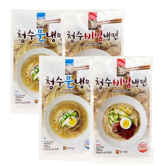청수냉면 2종 모음 (4봉 구성)16인분