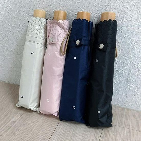 [애슬릿]미니 꽃 레이스 암막 초경량 양산 우산
