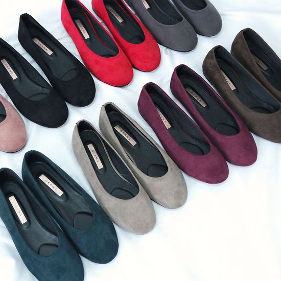 국내제작 라떼 스웨이드 플랫 로퍼 단화(W282A07)