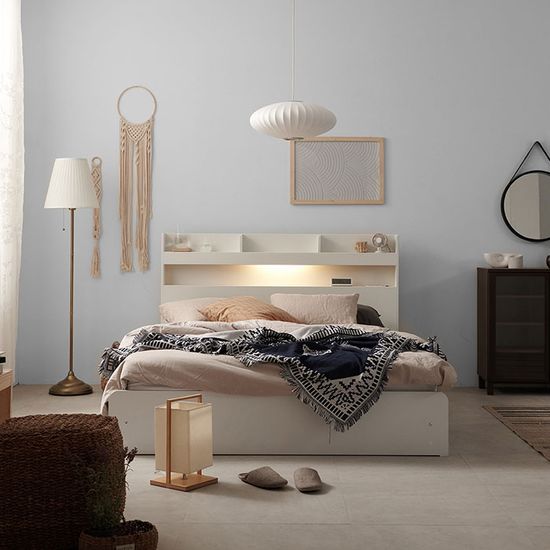 보루네오 라보떼 뷰티LED서랍침대Q(독립40T) LB08