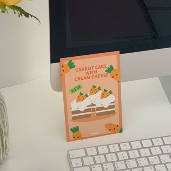 carrot cake 엽서