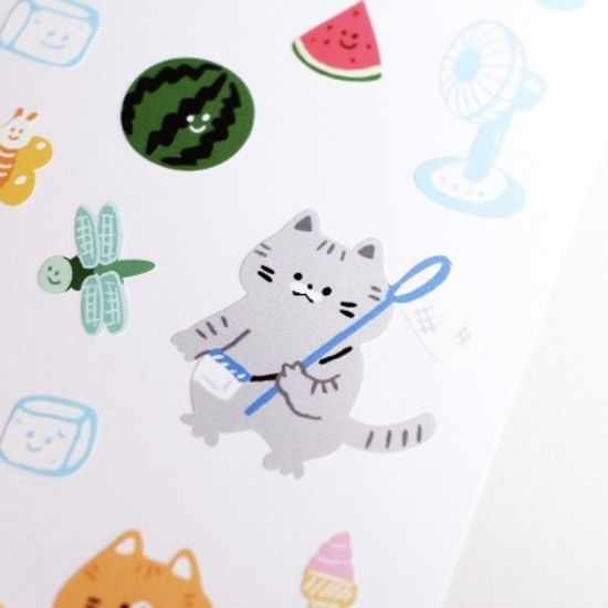 슈슈와 동동의 여름방학 스티커