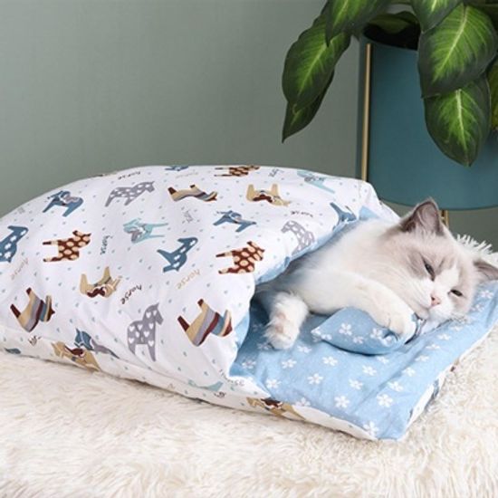 강아지 고양이 마약침낭 애견쿠션 방석 4size