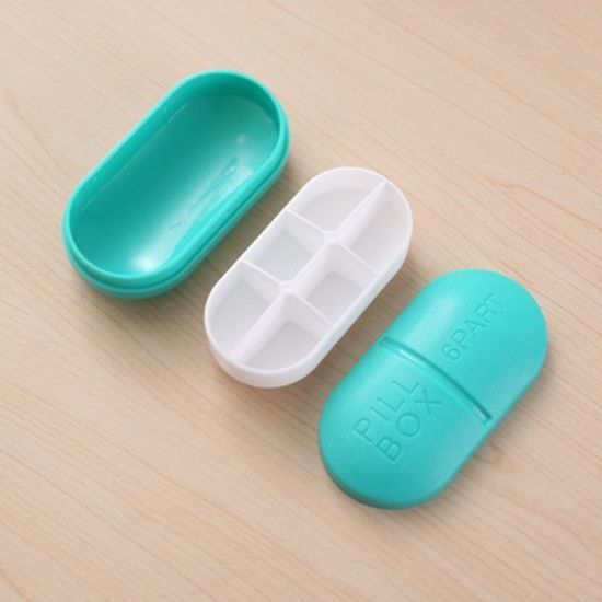 PH 휴대용 약통 알약 보관함 케이스 캡슐 HCZ 6