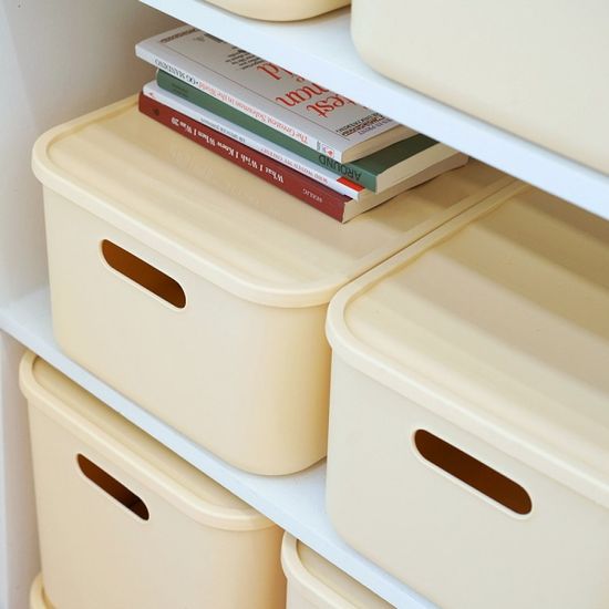 보노홈 리빙박스 팬트리 정리함 M 2개(신규컬러출시)