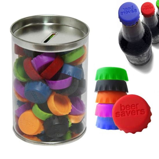 다회용 고무 병마개 50P 깡통악세서리 실리콘병뚜껑[W