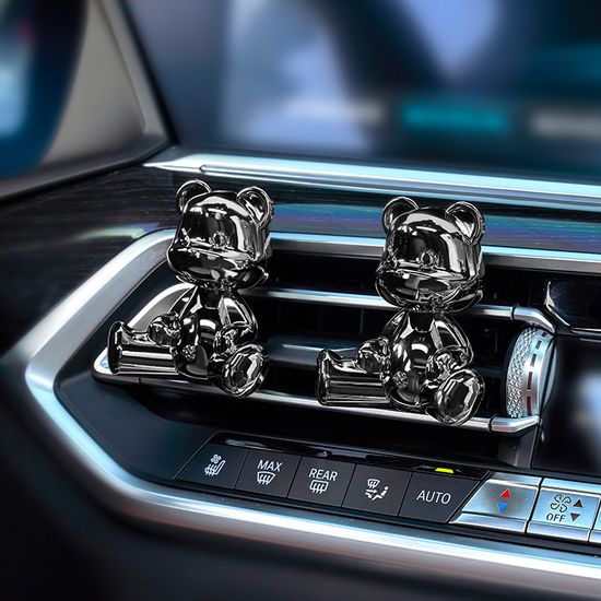  카리보 허그베어 차량용방향제 ver.1 크롬버전