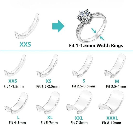 8종 안맞는 반지 사이즈 치수 줄이기 반지 이너 밴드
