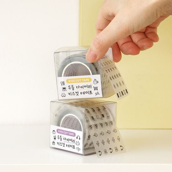 아이코닉 두들 다이어리 키스컷 테이프