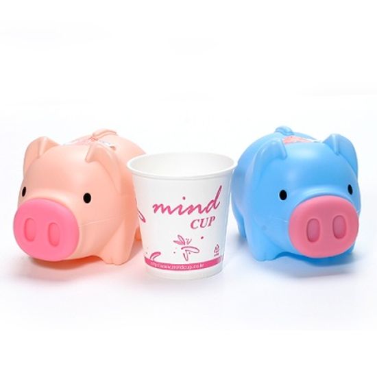 2p 팬시 돼지저금통(중)/은행사은품 운동회사은품