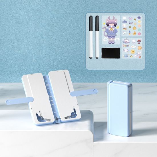 DIY 스티커 데코 플라스틱 필통 연필 케이스 독서대