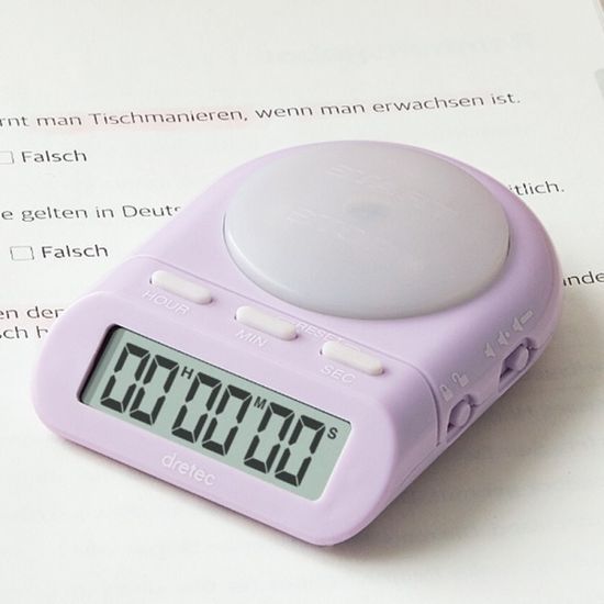 NEW 드레텍 스탑워치 퍼플 민트