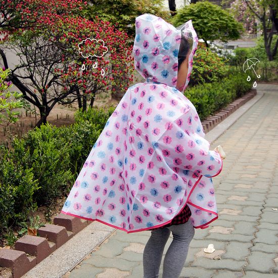 페코짱 어린이 우비 레인코트