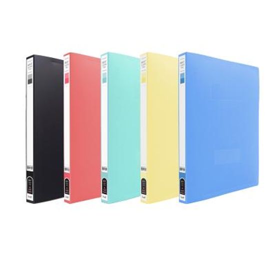 인디 A4 40매 클리어 파일 서류화일철 라벨 파일