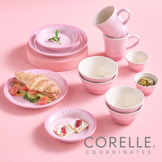 코렐 코디네이츠 브리즈스톤 12P_핑크