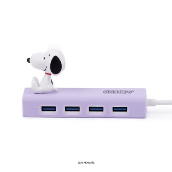 스누피 캐릭터 4PORT USB 3.0 허브