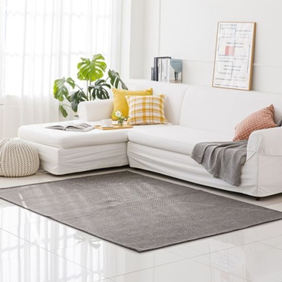 사이잘룩 물세탁 사계절 먼지없는 거실 워셔블 러그