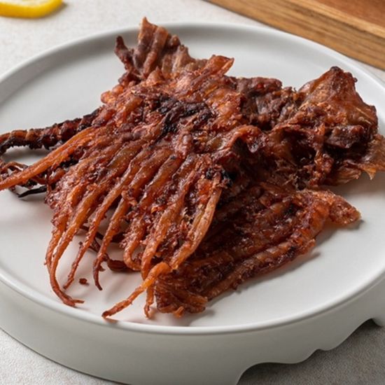 두툼하고 부드러운 맛있는 맥반석 숏다리 오징어 100g