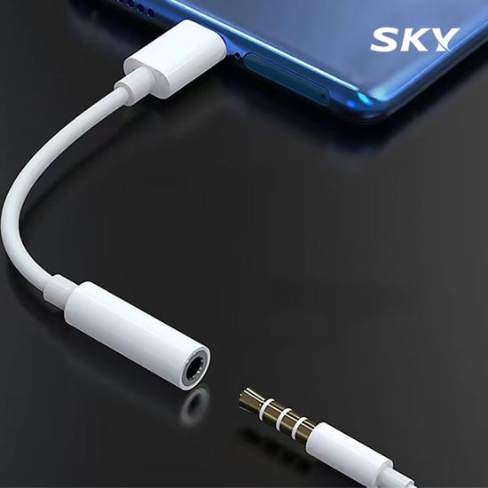 [3개입]스카이 USB-C타입 to 3.5mm AUX 젠더 DAC내장