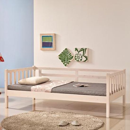 인터데코 소나무 원목 데이베드 침대소파 슬림포켓매트포함 SS C01