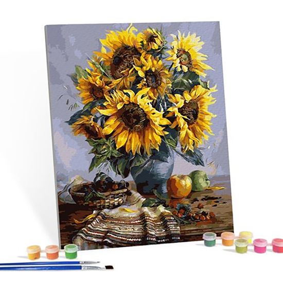 DIY 명화 그림그리기 수려한 해바라기 화병 40x50