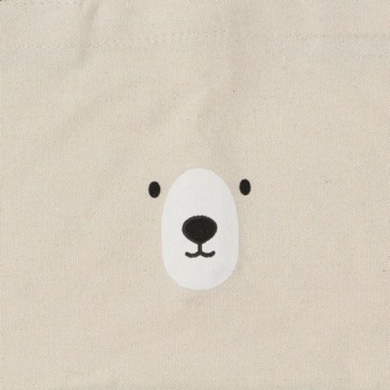 쫑긋 곰돌이 에코백(핑크/화이트)