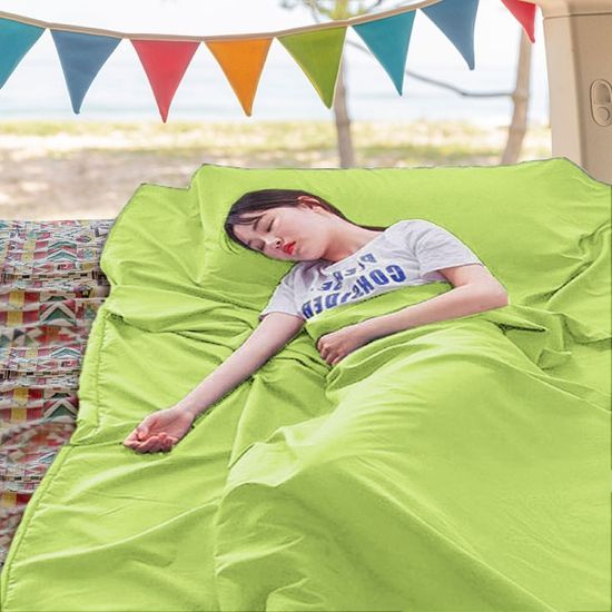 여행용 캠핑 침낭라이너(210x115cm) 백패킹침낭