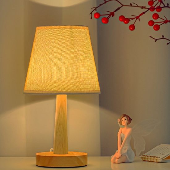 웜앤우드 밝기조절 테이블 스탠드 LED 침실 베드 램프