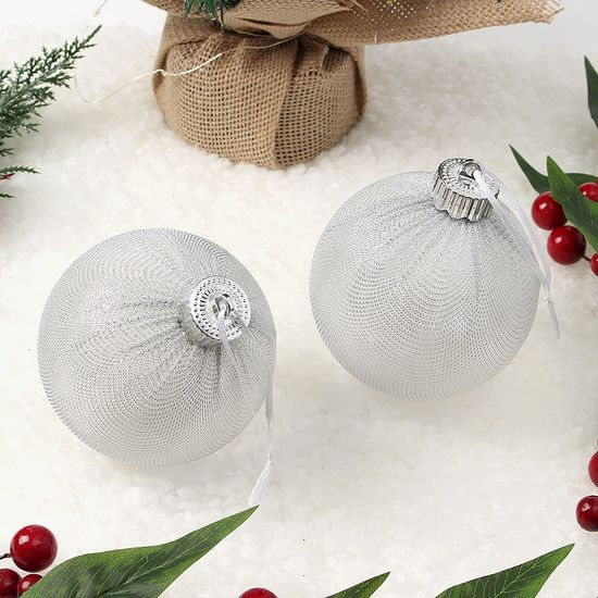 [도토로]시스루 레이스 장식볼 2p(10cm) (그레이망사)