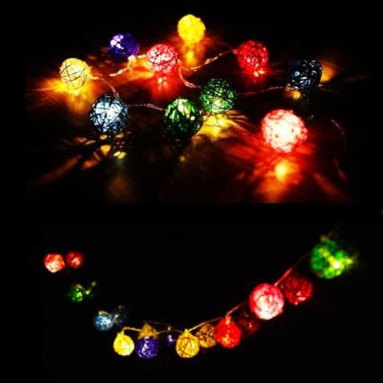 감성볼 스트링라이트 커튼볼 코튼볼