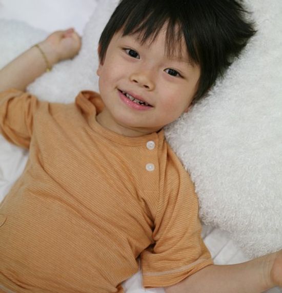 천연염색 아동내의-90size-황토