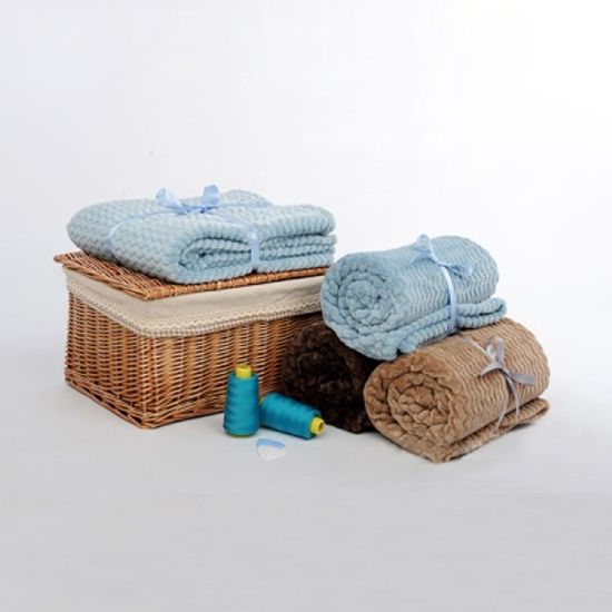 웨이브무릎담요100x70cm