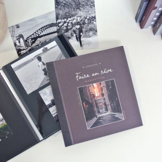 비팬시 미니흑지접착양장앨범 사진앨범