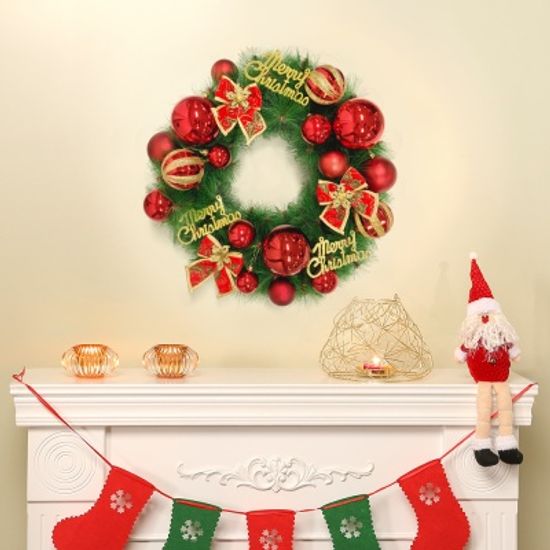 40cm 페스티발 원형 리스/크리스마스 트리 벽장식