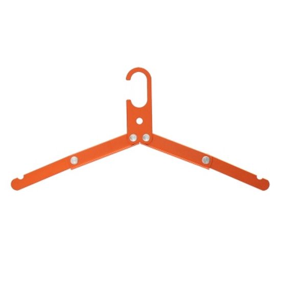 휴대용 2단 접이식 옷걸이(오렌지) 경량 폴딩옷걸이