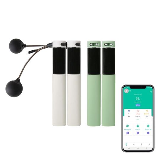 쿨린 2in1 점핏 스마트 디지털 무선 줄넘기 + 홈트 추