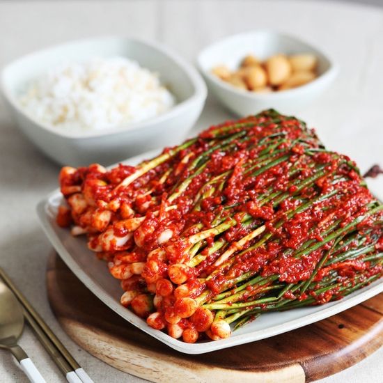 셰프애찬매콤 알싸한 국산 파김치 1kg+덤200g