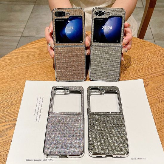 갤럭시 Z플립 6 5 4 3 큐빅 글리터 펄 반짝이 케이스