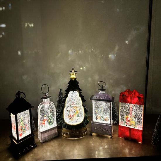 아오라 크리스마스 오르골 스노우볼 워터볼 소품 