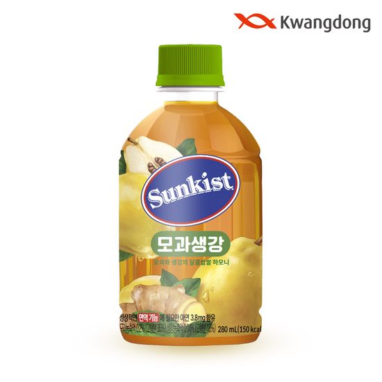 광동 썬키스트 모과생강 280ml x 24개
