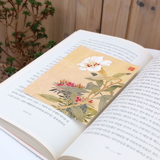 북키스 한국화 카드 애춘 신명연 엽서 7종