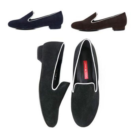 [쥬아나윤]쥬아나윤 Pearl Baguette 양가죽 펄파우더로퍼 수제화