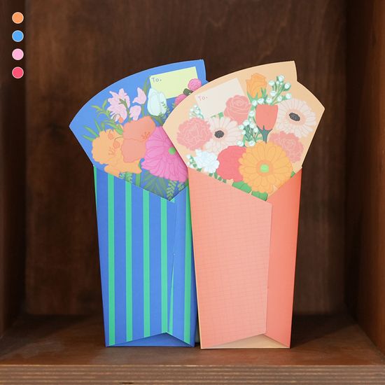 [1+1] 꽃다발 폴딩 카드