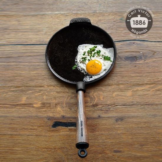 스웨덴 칼빅터 무쇠팬 팬케이크팬 플랫 23cm